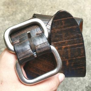 Martin Dingman Leather Belt sz 36
